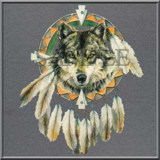 Spirit Of The Wolf Dreamcatcher WOMENS SHIRTS S 2X,3X  