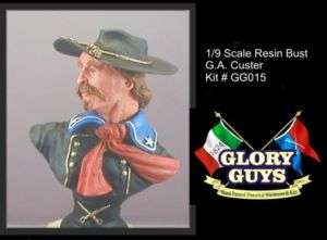 Scale Resin Bust G.A. Custer ACW NEW Kit NIB  