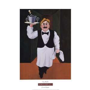  Room Service I by Guy Buffet 16x21