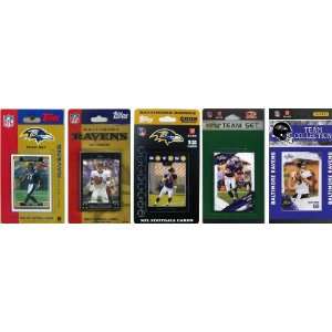 NFL Baltimore Ravens 5 Different Licensed Trading Card 