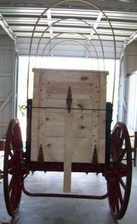 chuck box horse drawn wagon parts farm wood furniture antique western 