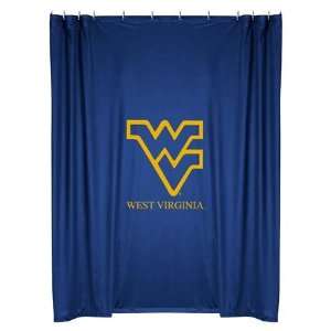  West Virginia WVU Mountaineers Bathroom Shower Curtain 