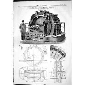  1882 ENGINEERING GORDON DYNAMO ELECTRIC MACHINE TELEGRAPH 