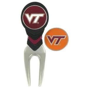  Virginia Tech Hokies NCAA Ball Mark Repair Tool Sports 