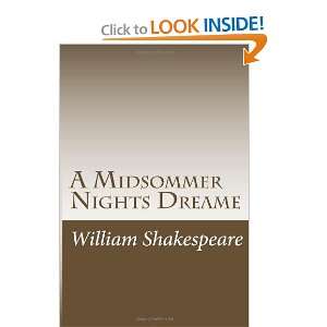  A Midsommer Nights Dreame (9781467996990) William 