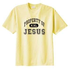 Property of Jesus Religious Christian T Shirt  S M L XL 2X 3X 4X 5X 6X 