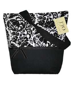 JoJo Designs Black and White Jacquard Handbag  