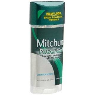 Mitchum Anti Perspirant & Deodorant, Power Gel, Unscented, 3.4 Ounce 