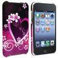 Purple Love Rubber Coated Case for Apple iPod Touch Generation 2/ 3 