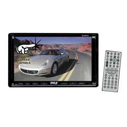 Pyle 7 inch Double Din Touch Screen DVD Player  