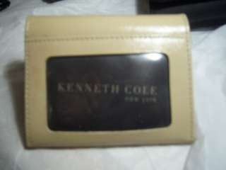 Kenneth Cole NY Camel Polished Leather Wallet  