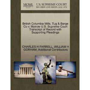 , Tug & Barge Co v. Mylroie U.S. Supreme Court Transcript of Record 