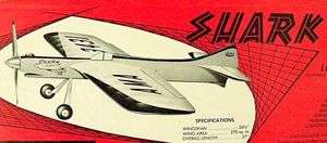 Vintage SHARK 15 Jetco Profile UC Stunt Model Airplane Kit PLAN  