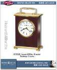   584  Howard Miller Tabletop Alarm Clocks;polished brass finish  