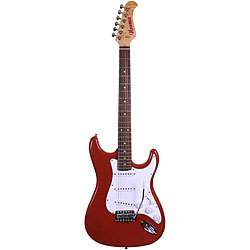 Norma Classic Style Fiesta Red Electric Guitar  