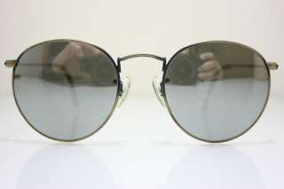   Metal Antique Silver Mirror 49mm W0967 NOS Vintage Sunglasses  