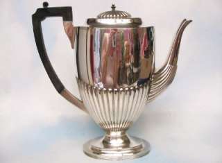 ANTIQUE SILVER PLATED VICTORIAN TEAPOT FROM HE & Co  