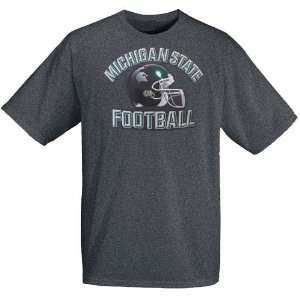 Nike Michigan State Spartans Charcoal Youth Football Helmet T shirt 
