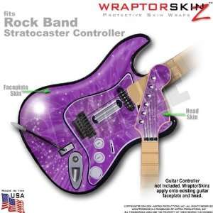 Stardust Purple WraptorSkinz Skin fits Rock Band Stratocaster Guitar 
