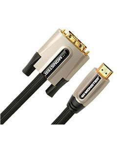 Monster Cable M1000DV HDMI to DVI HDTV Cable  