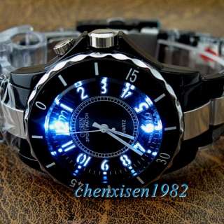OHSEN 7 Colors LED Light Analog Display Mens Sports Watch New  