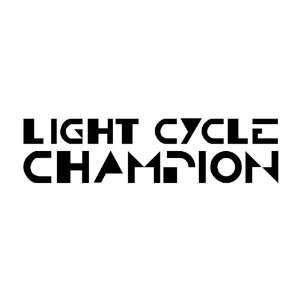  TRON Light Cycle Champion   Decal / Sticker Sports 