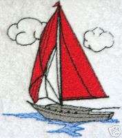 Sailing towel, Sailboat towel Sail boat towel, add name  