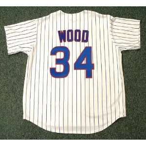  KERRY WOOD Chicago Cubs Majestic Home Baseball Jersey 