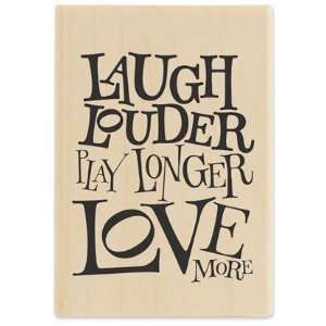  Laugh, Play, Love   Rubber Stamps Arts, Crafts & Sewing