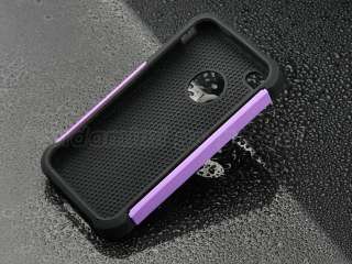  Gel TPU Rubber Combo Case Cover for Apple iPhone 4 4S 4G W/Free Film