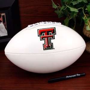  NCAA Texas Tech Red Raiders Official Full Size Autograph 