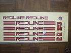 OLD SCHOOL BMX 1981 REDLINE PL 20 Carrera Decal Sticker Set L@@K N SEE 