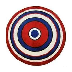  Round Rug   Concentric Circles 2 Baby