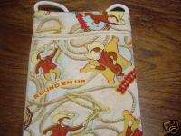 Curious George fabric purse tablet kindle case bag 4  