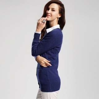 Vancl Long Line Premium Wool Cardigan/Sweater (Womens/Lady)XS.S.M.L 