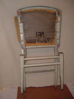 Vintage Industrial Aluminum Folding Chair Machine Age  