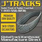 new j track rubber track for bobcat x337 341 hitachi