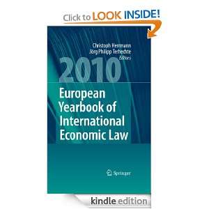 Yearbook of International Economic Law 2010 v. 1 Christoph Herrmann 