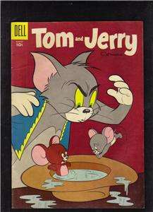 TOM AND JERRY #133 FINE (FLIP AND DIP/BARNEY BEAR)DELL  