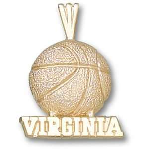 University of Virginia Basketball Pendant (14kt)  Sports 