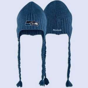  SEATTLE SEAHAWKS NFL Knit Beanie Hat Cap Tassel Womens 