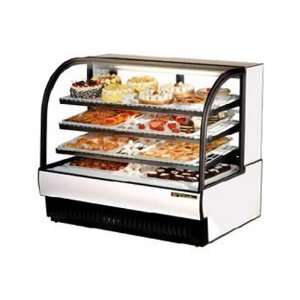  Black True TCGR 50 Curved Glass Refrigerated Bakery 