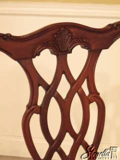 20650 Set 6 Chippendale Style Mahogany Dining Room Chairs  