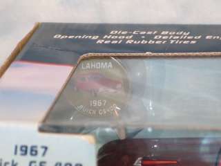 ORIGINAL TOY CO. ROUTE 66 1967 BUICK GS 400 118 SCALE OKLAHOMA PLTE 
