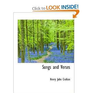    Songs and Verses (9781110604197) Henry John Crofton Books