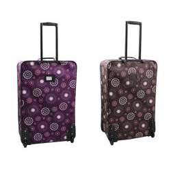 Rockland Designer Pearl 4 piece Luggage Set  