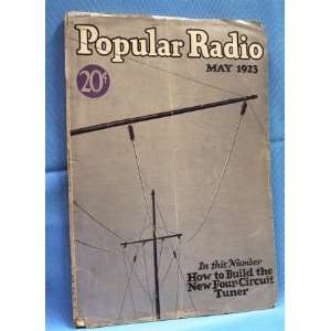  POPULAR RADIO (MAY 1923) Volume 3, No. 5 Books