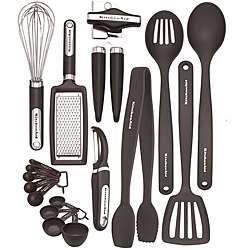 KitchenAid Black 17 piece Kitchen Tool & Gadget Set  