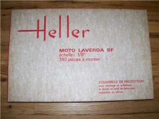HELLER MOTO LAVERDA 750 SF 1/8 SCALE MODEL KIT SEALED   