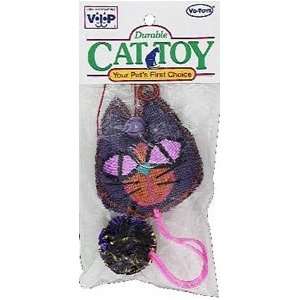   Vo Toys Burlap Teaser with Mylar Ball Assorted Cat Toy